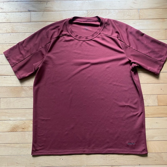 Patagonia Vintage Maroon Athleisure Tee - Picture 2 of 10
